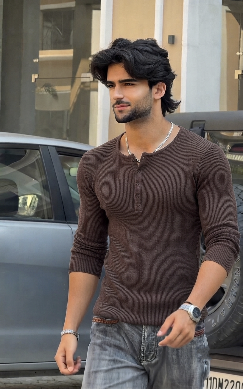 Vintage Henley 🔥