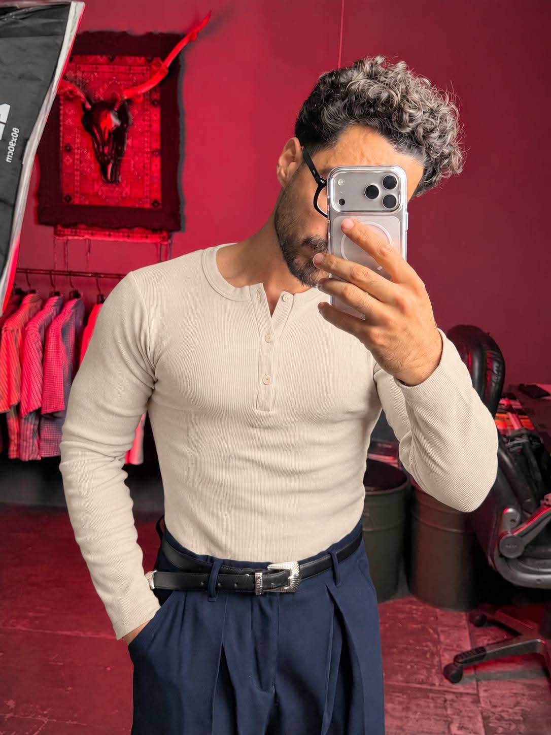 Vintage Henley 🔥
