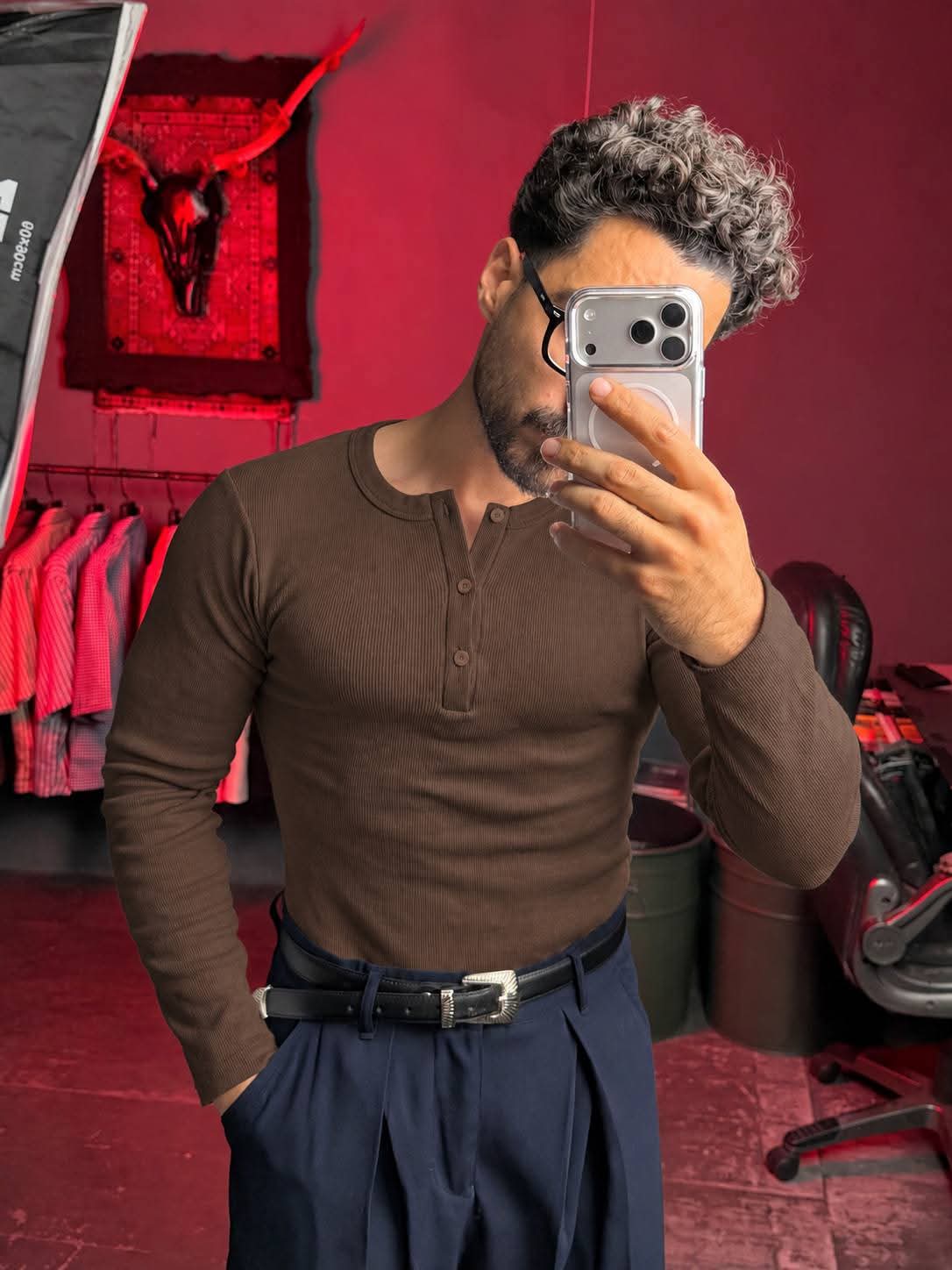 Vintage Henley 🔥